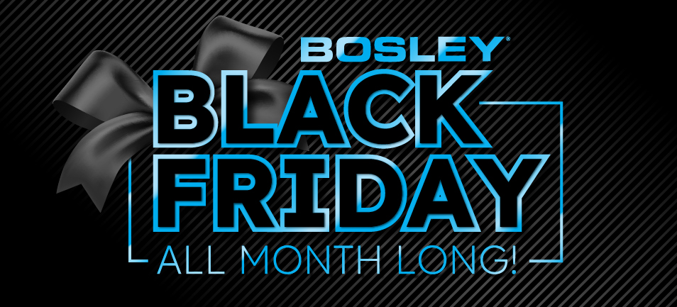 Bosley Black Friday Offers Page Banner